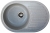 Мойка для кухни искусственный камень NOVELL Каролина серая код 100191