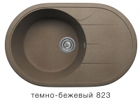 Кварцевая мойка для кухни TOLERO R-116 темно-бежевая код 100228