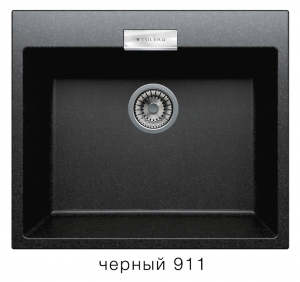 Кварцевая мойка для кухни TOLERO LOFT TL-580 черная код 100433
