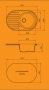 Мойка для кухни мрамор Granicom G-006 антрацит (черный) код 100271