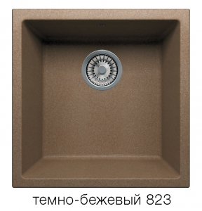 Кварцевая мойка для кухни TOLERO R-128 темно-бежевая код 100236