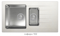 Комбинированная кухонная мойка TOLERO TWIST TTS-890K сафари код 101855-102