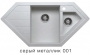 Кварцевая мойка для кухни TOLERO R-114 серый металлик код 100159