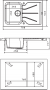 Мойка для кухни Florentina Гаттинара 780 грей код A001176